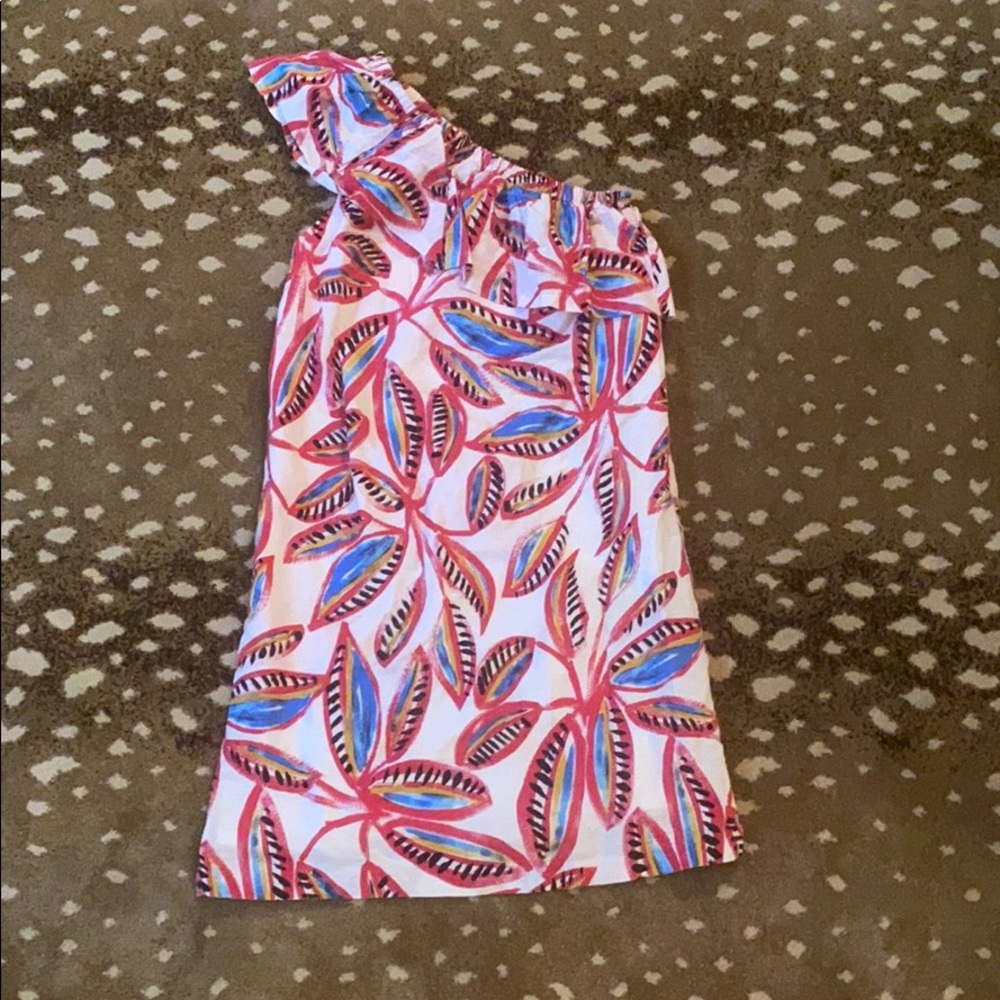 J. crew Ruffle One-shoulder Dress